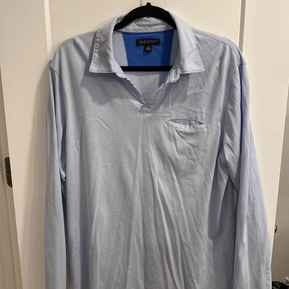 Banana Republic Pima Cotton Fitted Polo Shirt - Mens XL